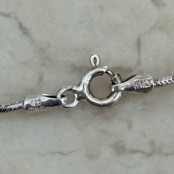 Rare Vintage Theda Sterling Silver St. Christopher Medal & Chain Unisex - Picture 7 of 11